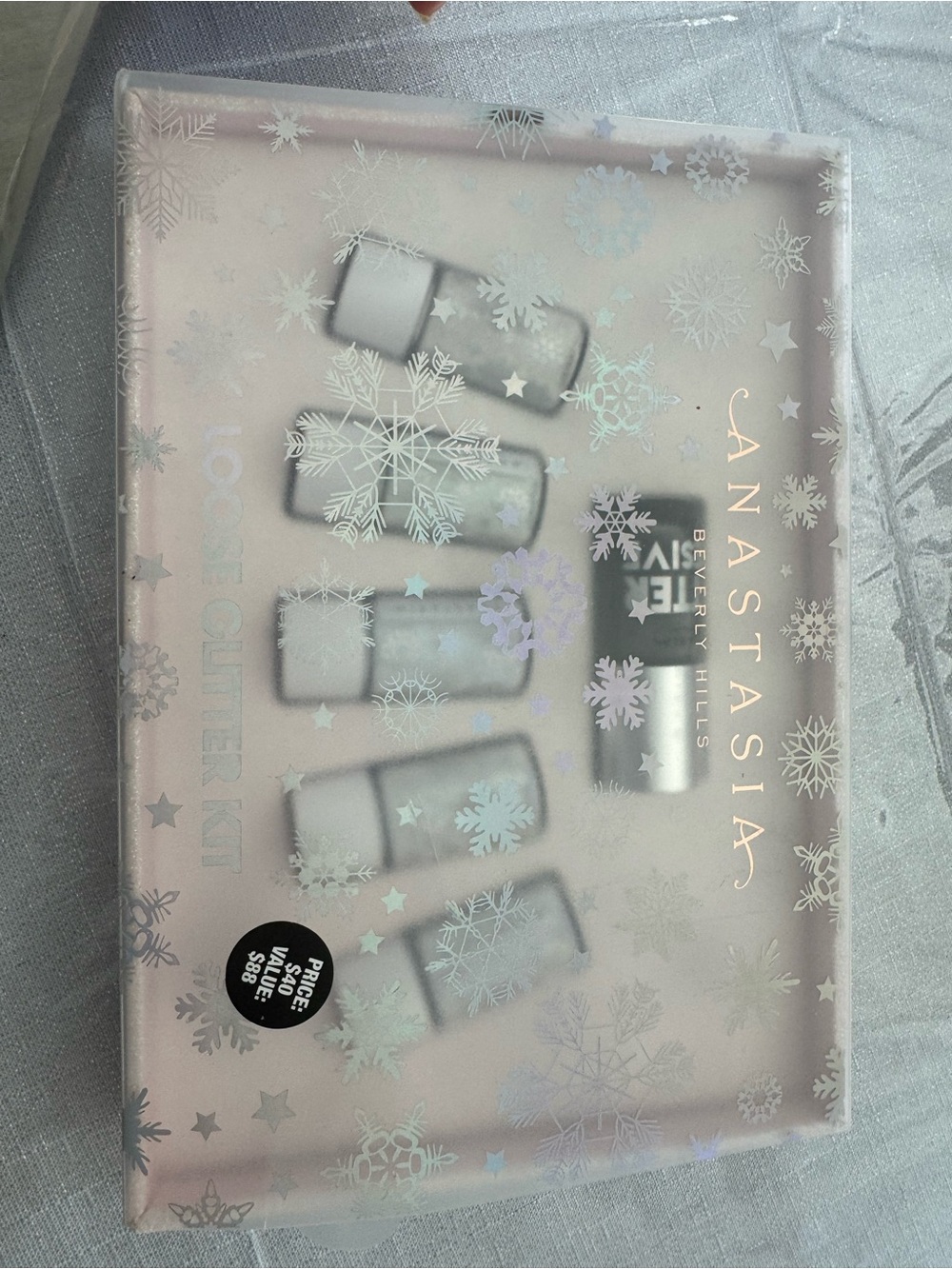 Anastasia Iridescent Loose Glitter Set - Frost White Hues